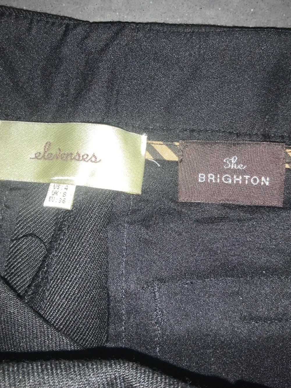 Anthropologie Elevenses Brighton Black Side Button Midrise Trouser Pant NWT SZ 4 - Picture 9 of 14